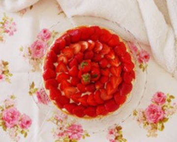 Tarte fraise chocolat blanc