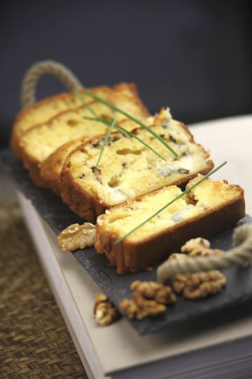 Cake au fromage, noix et pomme Cake au fromage, noix et pomme