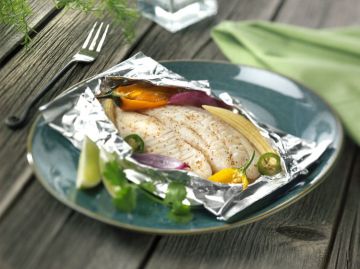 Papillotes de cabillaud sauce vanille Papillotes de cabillaud sauce vanille