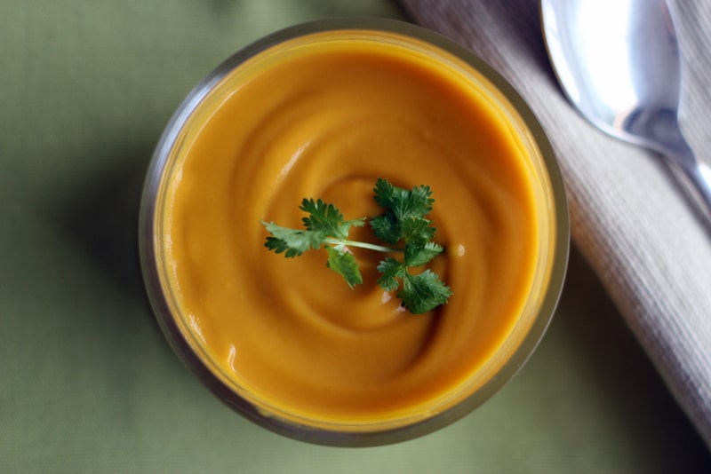 Velouté de patate douce au lait de coco au Thermomix Velouté de patate douce au lait de coco au Thermomix
