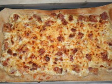 Pizza alsacienne (flammekueche) Pizza alsacienne (flammekueche)