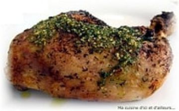 Poulet grillé à la menthe Poulet grillé à la menthe