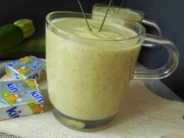 Velouté de courgettes au kiri ® Velouté de courgettes au kiri ®