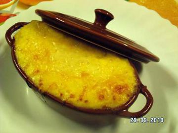 Gratin potiron/pommes de terre en mini-cocotte Gratin potiron/pommes de terre en mini-cocotte