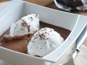 Iles flottantes au chocolat