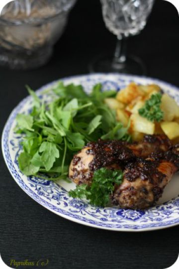 Pilons de poulet à la moutarde de raisin Pilons de poulet à la moutarde de raisin