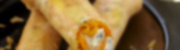 Nems au fromage bleu et carottes au fromage Nems au fromage bleu et carottes au fromage