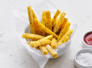 Tranches de polenta frites Tranches de polenta frites