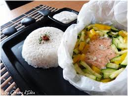 Saumon en papillote Saumon en papillote