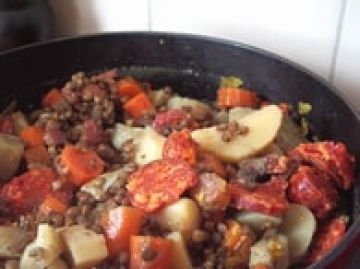 Lentilles au chorizo Lentilles au chorizo