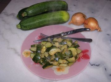 Poêlée de courgettes au vin blanc Poêlée de courgettes au vin blanc