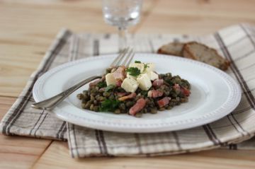 Salade de lentilles La Vache qui rit Salade de lentilles La Vache qui rit