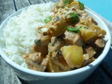 Curry de porc à l'indienne Curry de porc à l'indienne