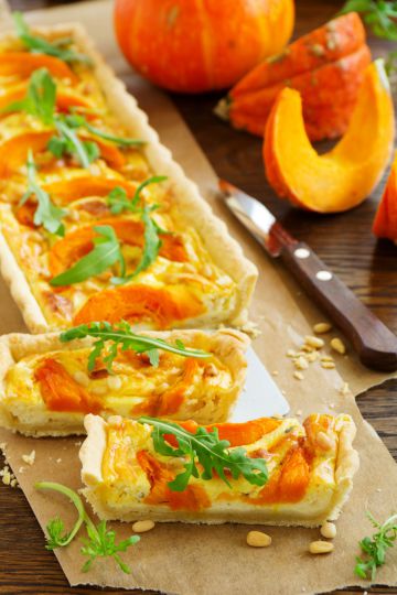 Tarte spéciale au céleri-rave, potimarron et bacon Tarte spéciale au céleri-rave, potimarron et bacon