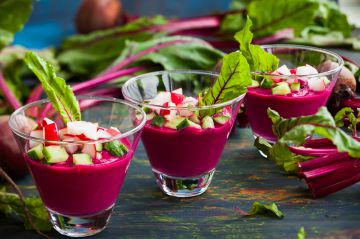Verrine de betteraves Verrine de betteraves