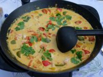 Curry de poivrons au lait de coco Curry de poivrons au lait de coco