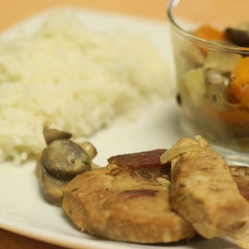 Sauté de porc aux petits légumes Sauté de porc aux petits légumes