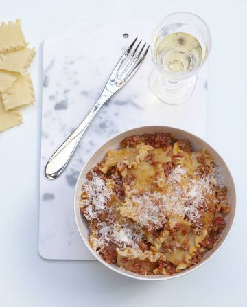 Pâtes à la bolognaise minute Pâtes à la bolognaise minute