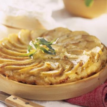 Tarte Tatin de pommes au camembert Tarte Tatin de pommes au camembert