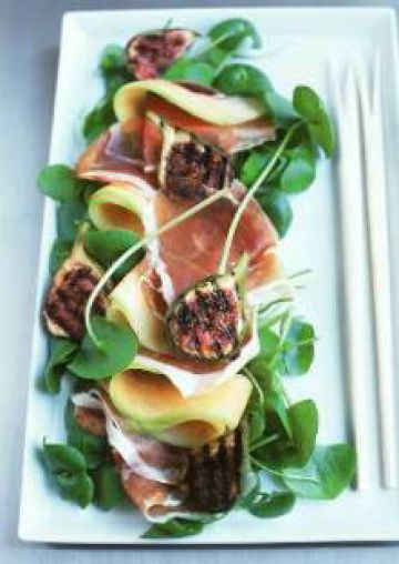 Salade au melon et aux figues Salade au melon et aux figues