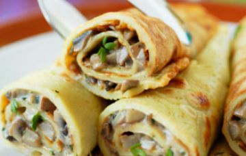 Galette aux champignons Galette aux champignons