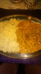 Crevettes au curry Crevettes au curry