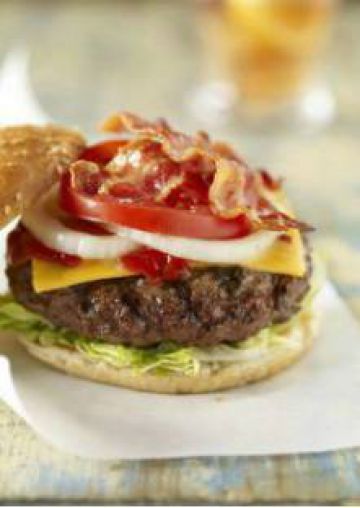 Cheeseburgers au bacon Cheeseburgers au bacon