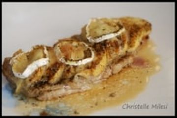 Escalope de veau pomme-chèvre Escalope de veau pomme-chèvre