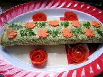 Roulé de saumon au brocoli et au Boursin Roulé de saumon au brocoli et au Boursin