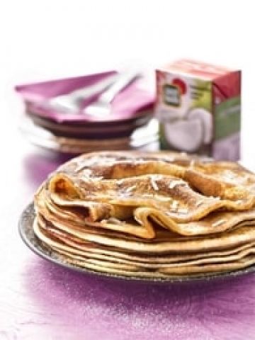 Crêpes soufflées au lait de coco Crêpes soufflées au lait de coco