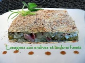 Lasagnes aux endives et lardons fumés Lasagnes aux endives et lardons fumés