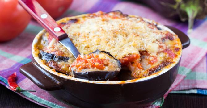 Recette de Moussaka minceur aux aubergines pour régime Montignac Recette de Moussaka minceur aux aubergines pour régime Montignac