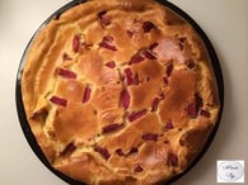 Quiche sans pâte au philadelphia et bacon fumé Quiche sans pâte au philadelphia et bacon fumé