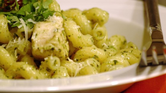 Teena's Spicy Pesto Chicken and Pasta Teena's Spicy Pesto Chicken and Pasta