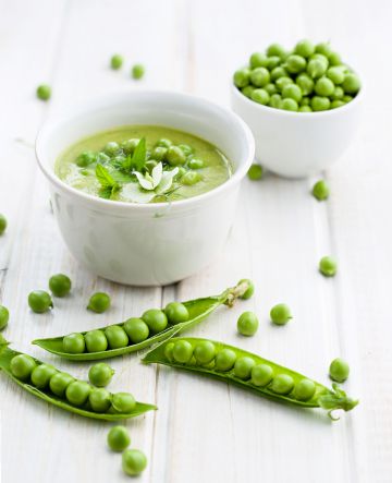 Crème de petits pois à la menthe facile Crème de petits pois à la menthe facile