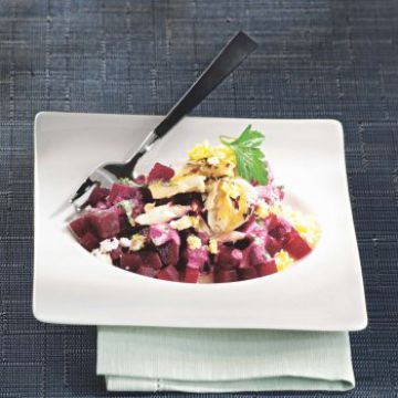 Salade de betteraves mimosa