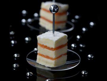 Bouchées au camembert et au saumon fumé Bouchées au camembert et au saumon fumé