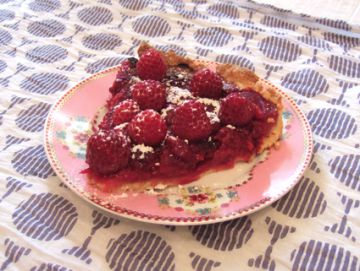 Tarte aux cerises et à la framboise Tarte aux cerises et à la framboise