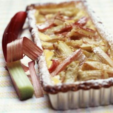 Tarte à la rhubarbe Tarte à la rhubarbe