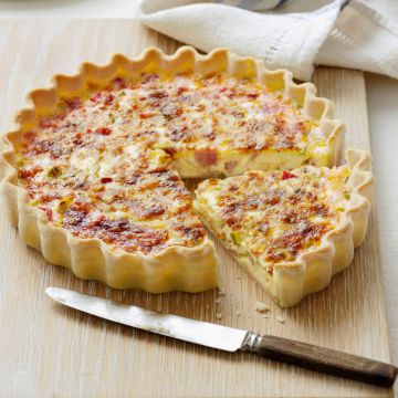 Quiche lorraine sans oeufs Quiche lorraine sans oeufs