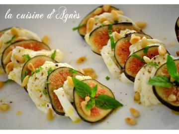 Salade de figues mozzarella Salade de figues mozzarella