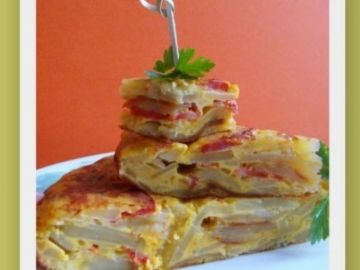 Tortilla au chorizo Tortilla au chorizo