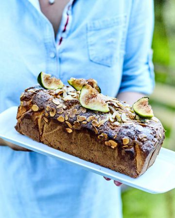 Cake aux figues, chèvre et amandes Cake aux figues, chèvre et amandes