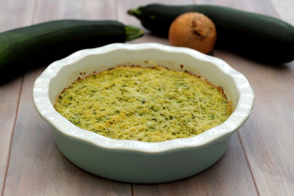 Gâteau de semoule aux courgettes et oignons WW Gâteau de semoule aux courgettes et oignons WW