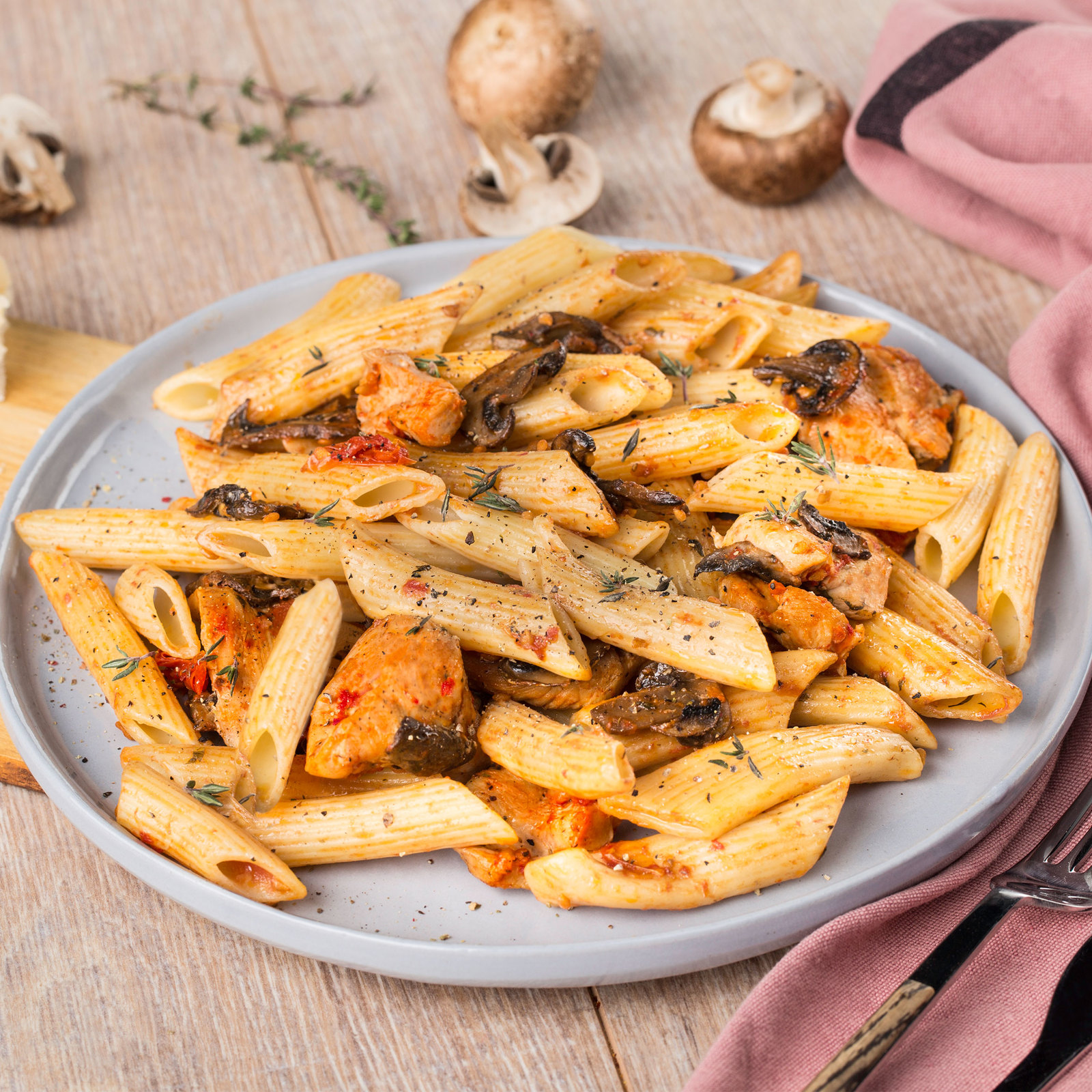 One pot pasta au poulet One pot pasta au poulet