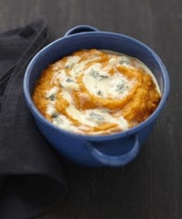 Purée de carotte au Bresse Bleu Purée de carotte au Bresse Bleu