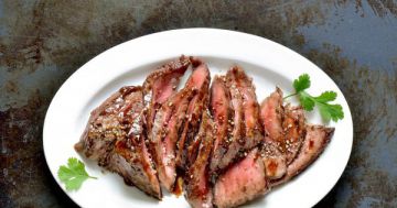 Steak grillé mariné au vin Steak grillé mariné au vin