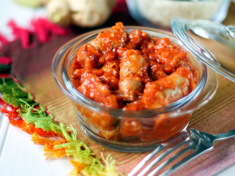 Rougail saucisse cookeo, facile et pas cher Rougail saucisse cookeo, facile et pas cher