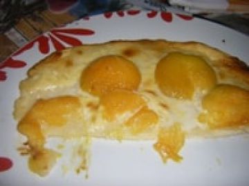 Pizza aux abricots Pizza aux abricots