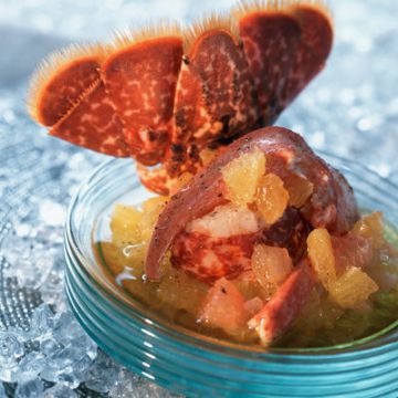 Salade de homard aux agrumes Salade de homard aux agrumes